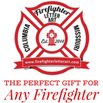Firefighter Letter Art